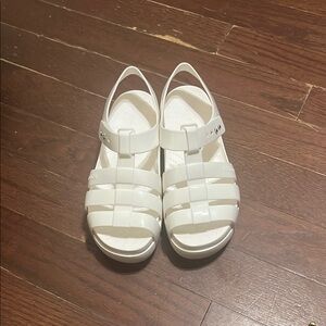 CROCS Women's White Sandals